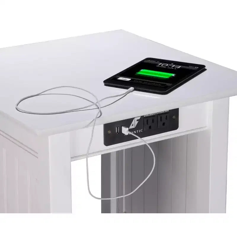 Nantucket End Table with Charger - AFI