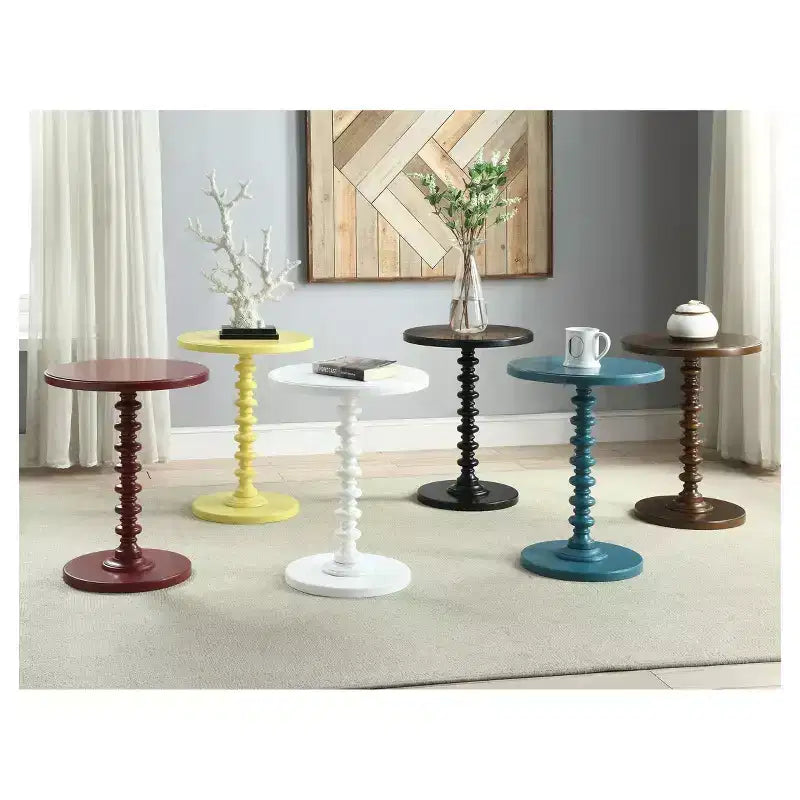 Acton Single Leg End Table - Acme