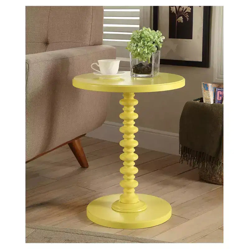 Acton Single Leg End Table - Acme