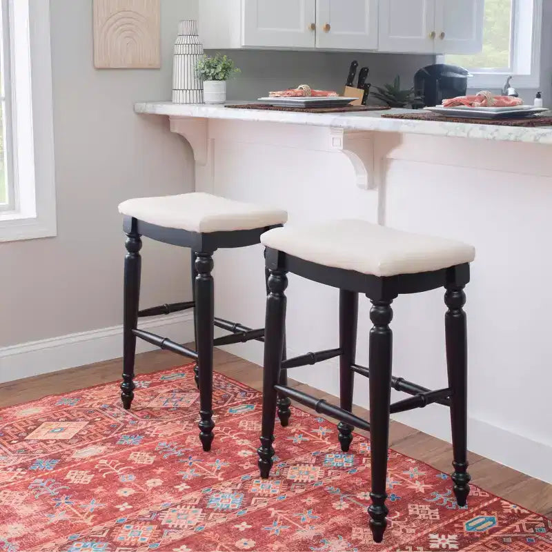 Marino Backless Barstool Wood - Linon