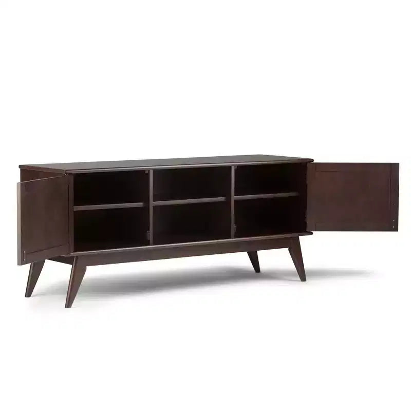 Tierney Solid Hardwood Mid-Century TV Stand for TVs up to 66 - WyndenHall