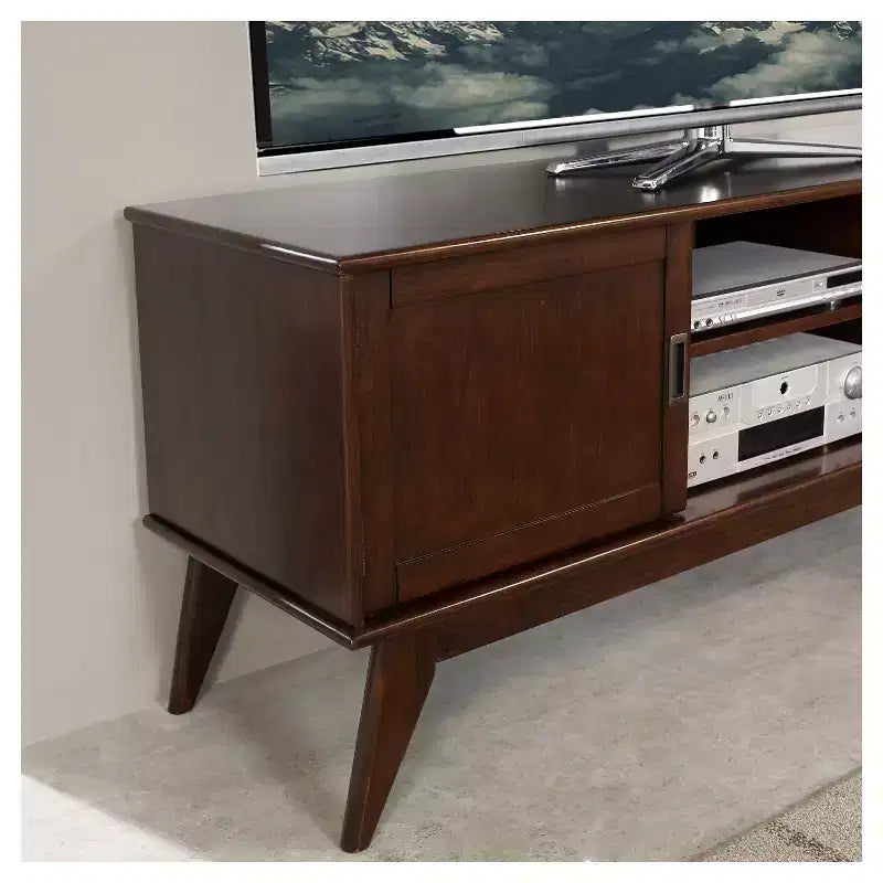 Tierney Solid Hardwood Mid-Century TV Stand for TVs up to 66 - WyndenHall