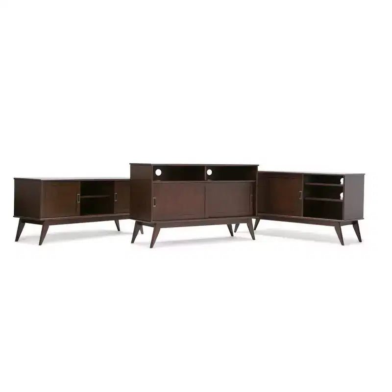 Tierney Solid Hardwood Mid-Century TV Stand for TVs up to 66 - WyndenHall