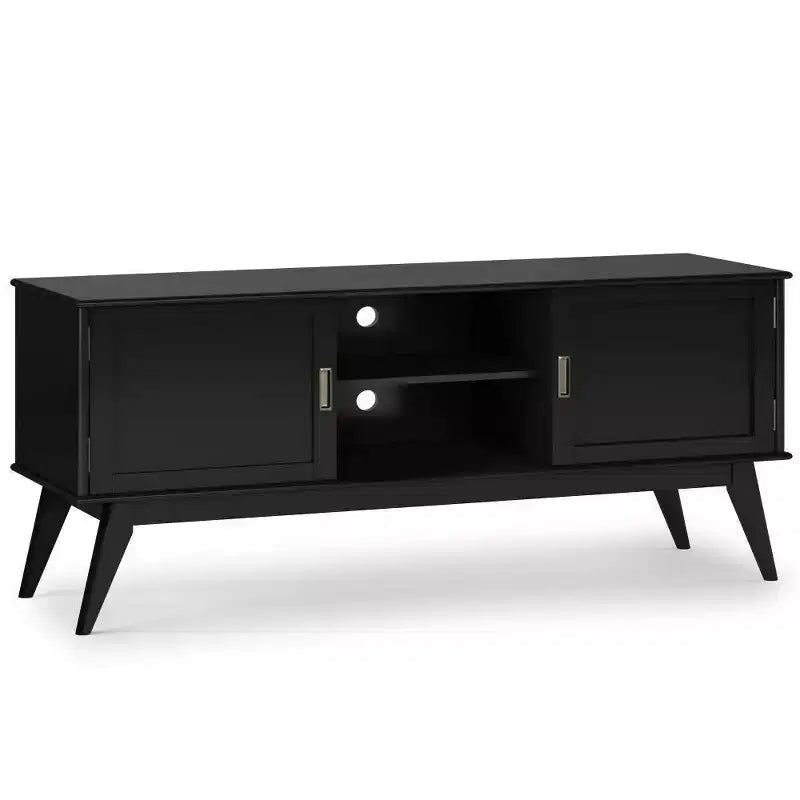 Tierney Solid Hardwood Mid-Century TV Stand for TVs up to 66 - WyndenHall