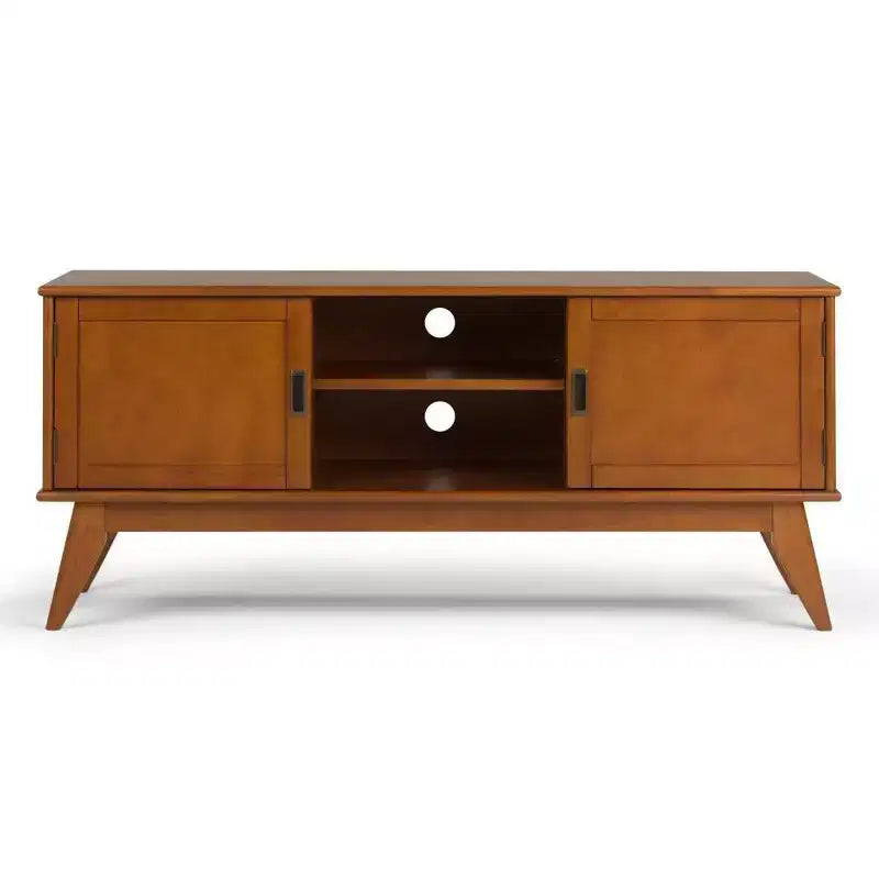 Tierney Solid Hardwood Mid-Century TV Stand for TVs up to 66 - WyndenHall