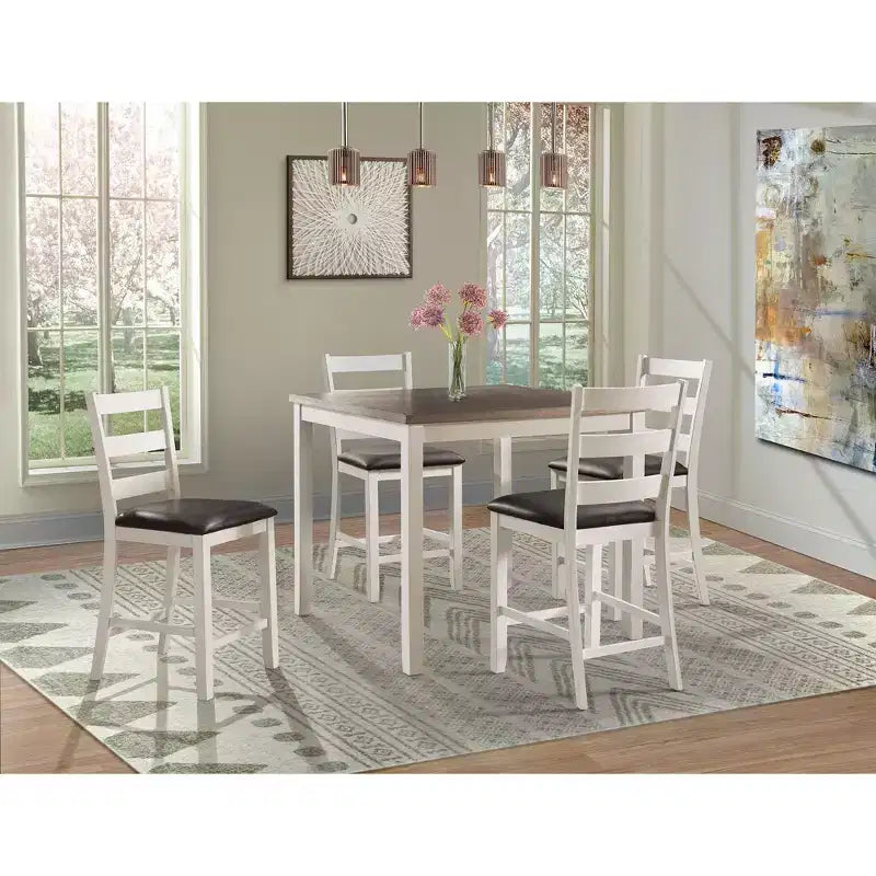 5pc Kona Counter Height Dining Set - Picket House Furnishings