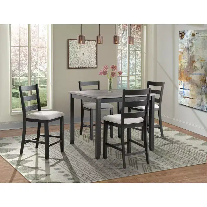 5pc Kona Counter Height Dining Set - Picket House Furnishings