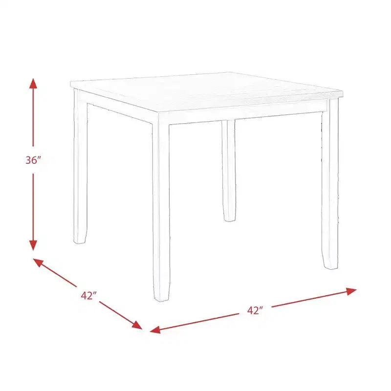 5pc Kona Counter Height Dining Set - Picket House Furnishings