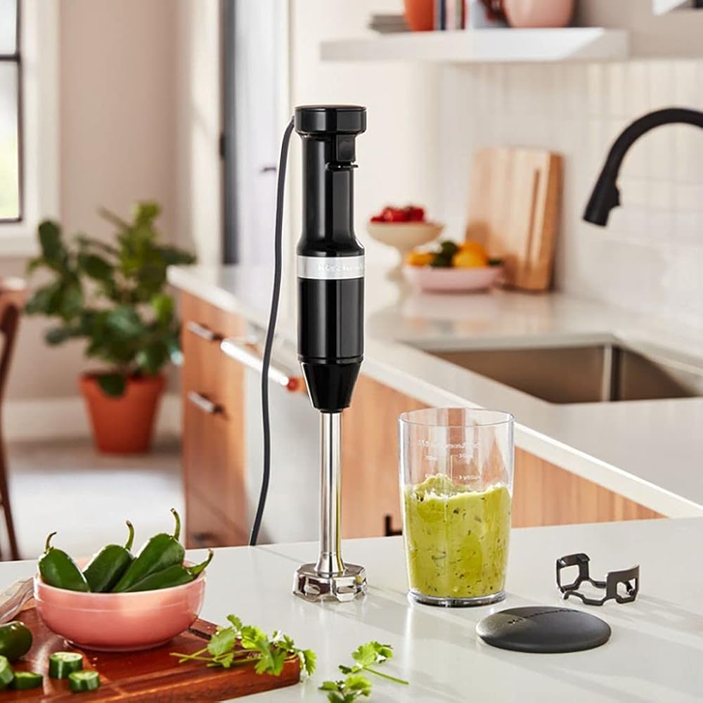 KitchenAid MIXEUR PLONGEANT - CLASSIC - NOIR ONYX 5KHBV53EOB : Cuisine et Maison
