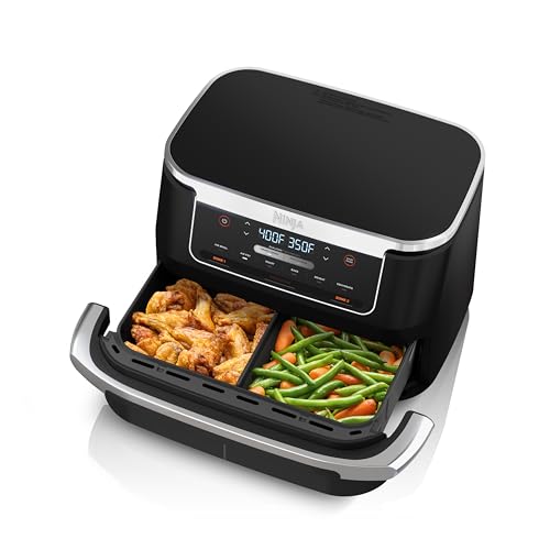 Ninja Foodi DualZone Heißluftfritteuse, 7,6 L, Grau