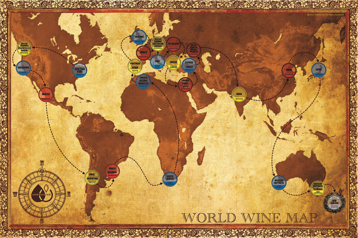 Master Wine Aroma Tasting Kit