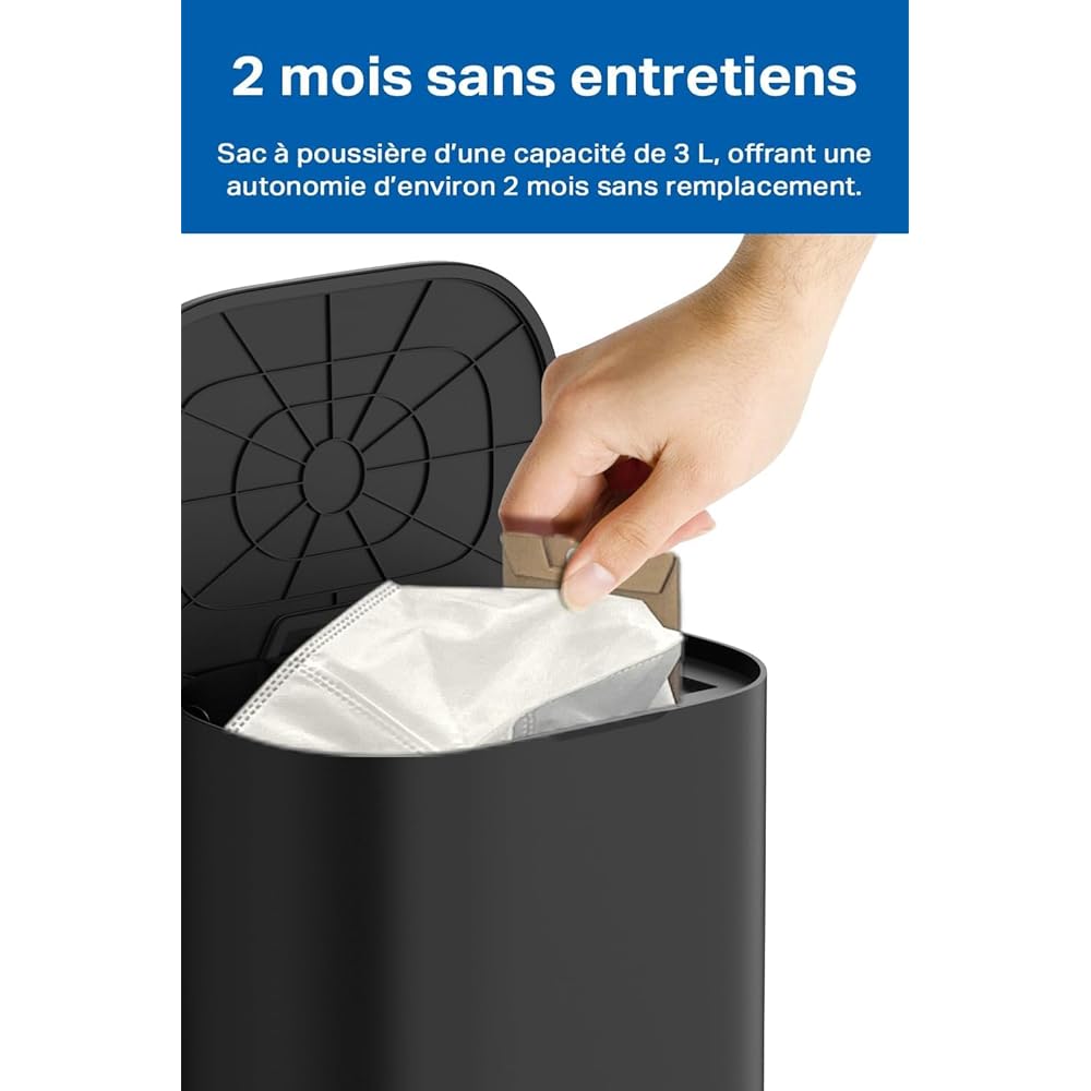 Tapo Aspirateur Robot Laveur 2 en 1 RV20Max Plus, Vidage Automatique, Silencieux Ultra Fin, Ultra puissante de 5300Pa, Navigation LiDAR, Auto-Charge Autonomie 180min, Tapis et Poils d'animaux : Cuisine et Maison