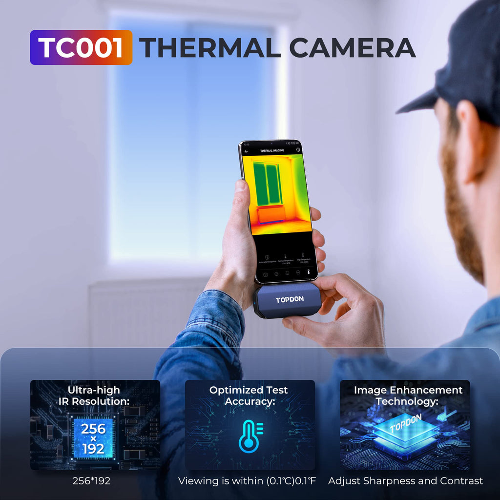 Thermal Android TOPDON 256x192 Resolution