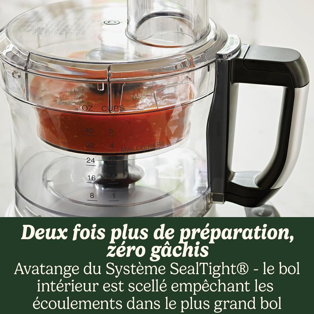 Cuisinart Robot de cuisine Easy Prep Pro avec 7 fonctions de préparation | Multifonctionnel | Grand et petit bols de travail | Lame à hacher et disques à couper en dés | Compatible lave-vaisselle : Cuisine et Maison