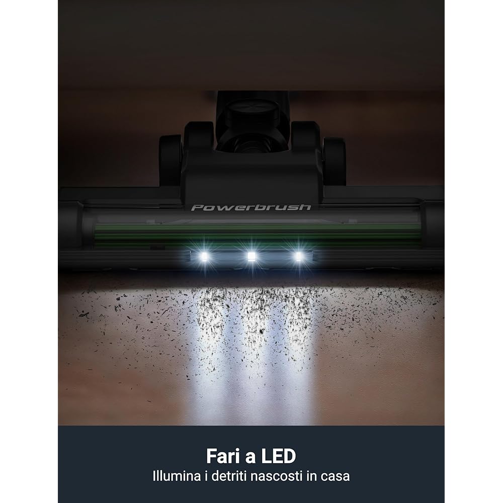 EUREKA NEC370 Aspirateur Balai sans Fil, Aspirateur sans Fil 300W, Aspiration de 90AW, Balai Aspirateur avec 2 Batteries Amovibles, Autonomie de 40x2 Min pour Sols Durs, Tapis et Poils d'animaux : Cuisine et Maison