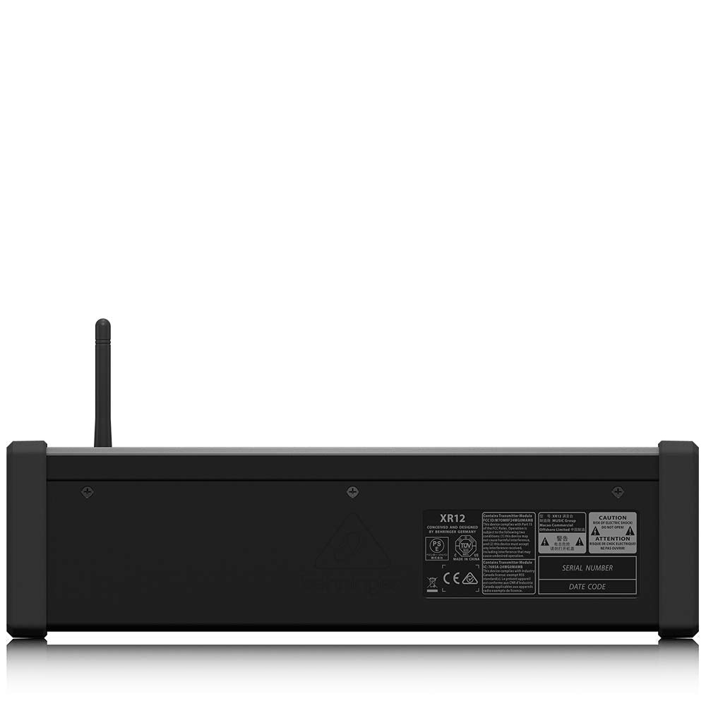 Behringer X AIR XR12 Digitalmixer, 12-Input, 4 Midas Preamps, integriertes WLAN, USB-Recording