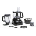 Moulinex Robot multifonction, 1000 W, 28 fonctions, Bol 3 L, Blender 2 L, Hachoir, Disques pour râper et émincer, Lames inox titanium, Robot cuisine, DoubleForce FP821811 : Cuisine et Maison
