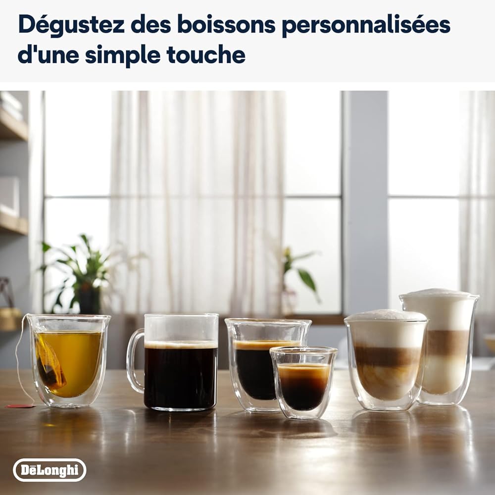 De'Longhi Magnifica Evo Machine a Café Grain ECAM292.81.B, Machine Expresso et Cappucino, 1.8L, 1450W, Noir [Exclusif Amazon] : Cuisine et Maison