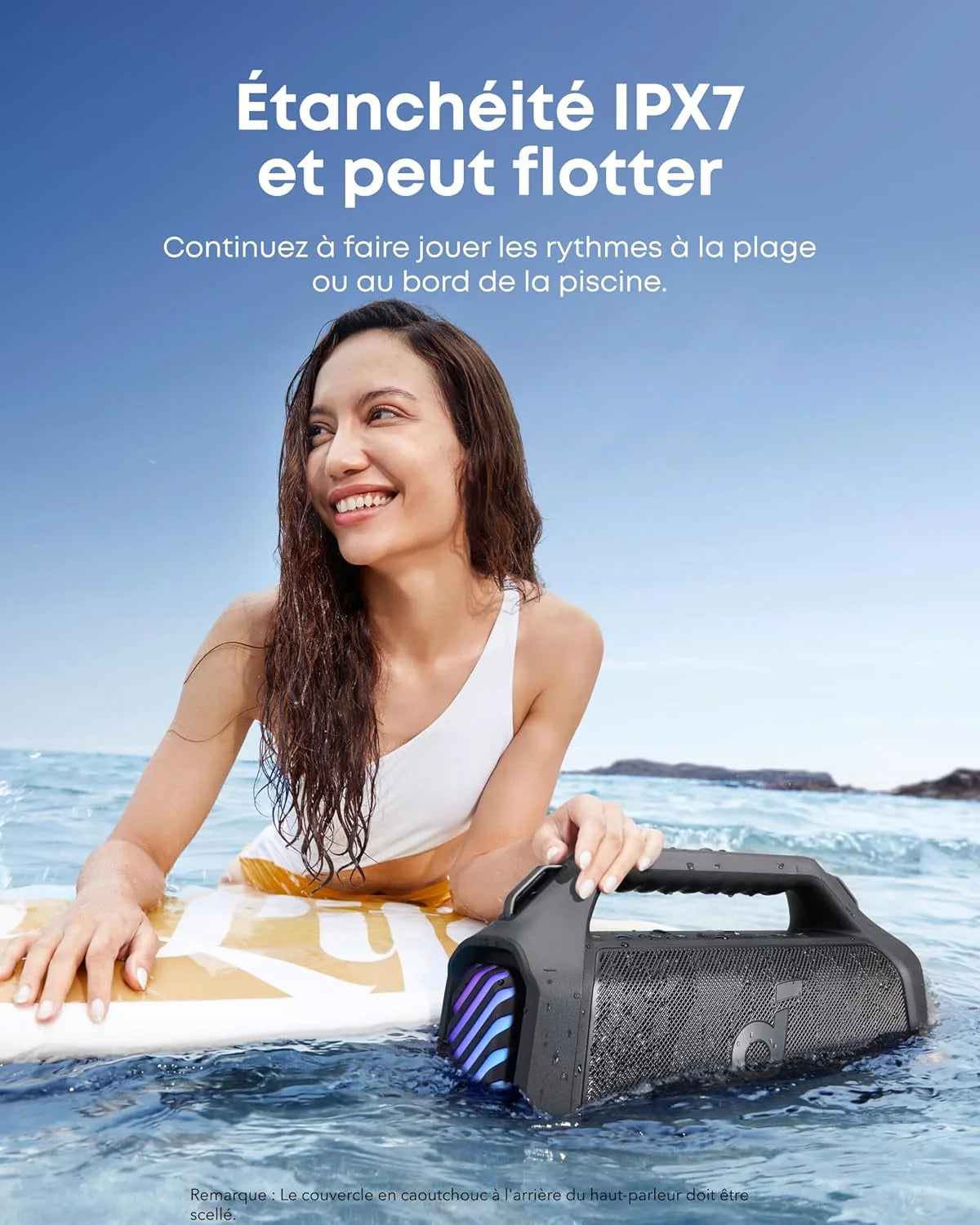Boom 2 Plus Enceinte Bluetooth puissante, 140W, 2 2 canaux stéréo, BassUp 2.0, IPX7