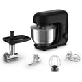 Moulinex Bake essential Robot pâtissier, 800 W, Bol 4.8 L, kit de pâtisserie, Hachoir à viande QA161810, Noir Glama : Cuisine et Maison