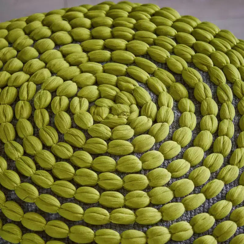 Rococco Round Pouf Ottoman - Christopher Knight Home
