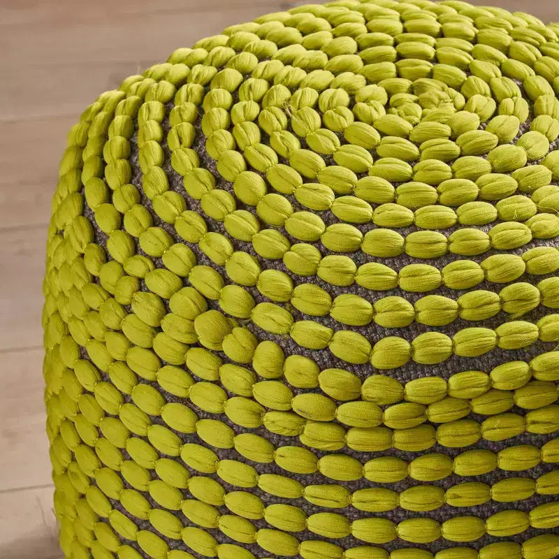 Rococco Round Pouf Ottoman - Christopher Knight Home