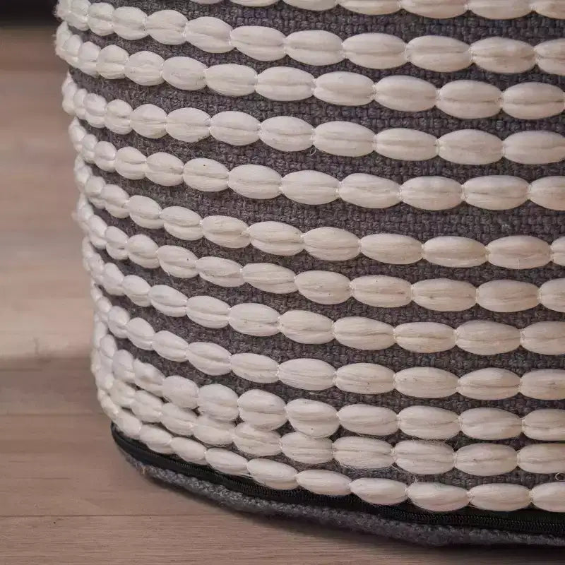 Rococco Round Pouf Ottoman - Christopher Knight Home