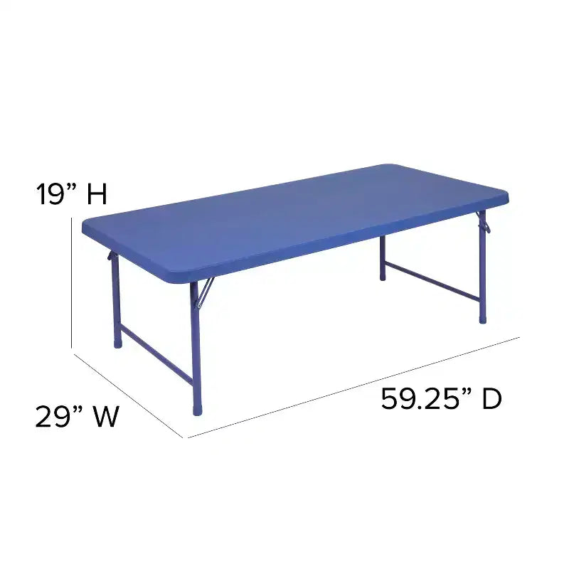 Flash Furniture 4.93-Foot Kid's Plastic Folding Table