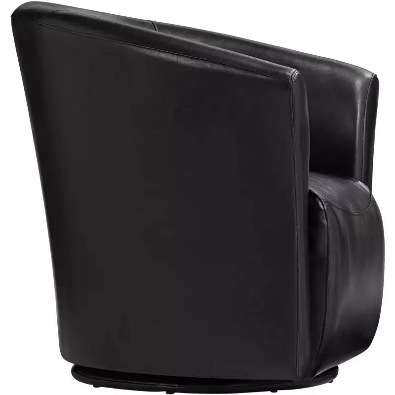 Elements Rocket 31 Wide Rivera Black Swivel Accent Club Chair
