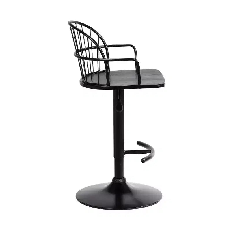 Edward Adjustable Metal Barstool - Armen Living
