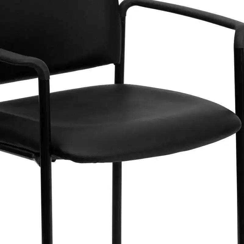 Flash Furniture Comfort Stackable Steel Side Reception Chair with Arms