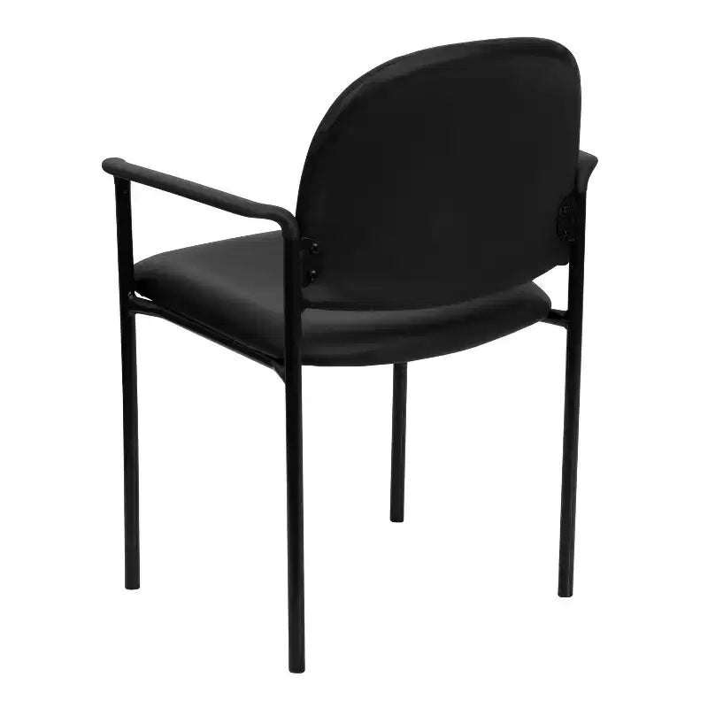 Flash Furniture Comfort Stackable Steel Side Reception Chair with Arms
