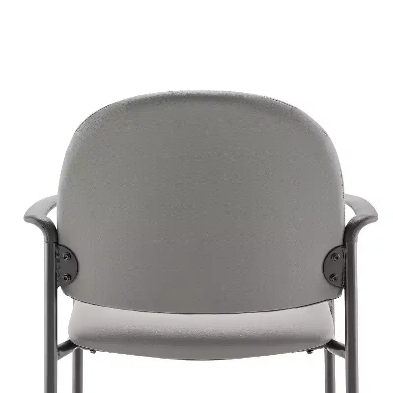 Flash Furniture Comfort Stackable Steel Side Reception Chair with Arms