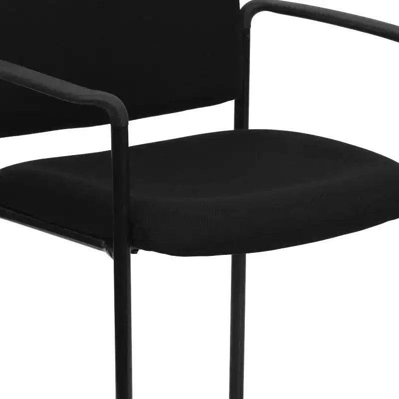 Flash Furniture Comfort Stackable Steel Side Reception Chair with Arms