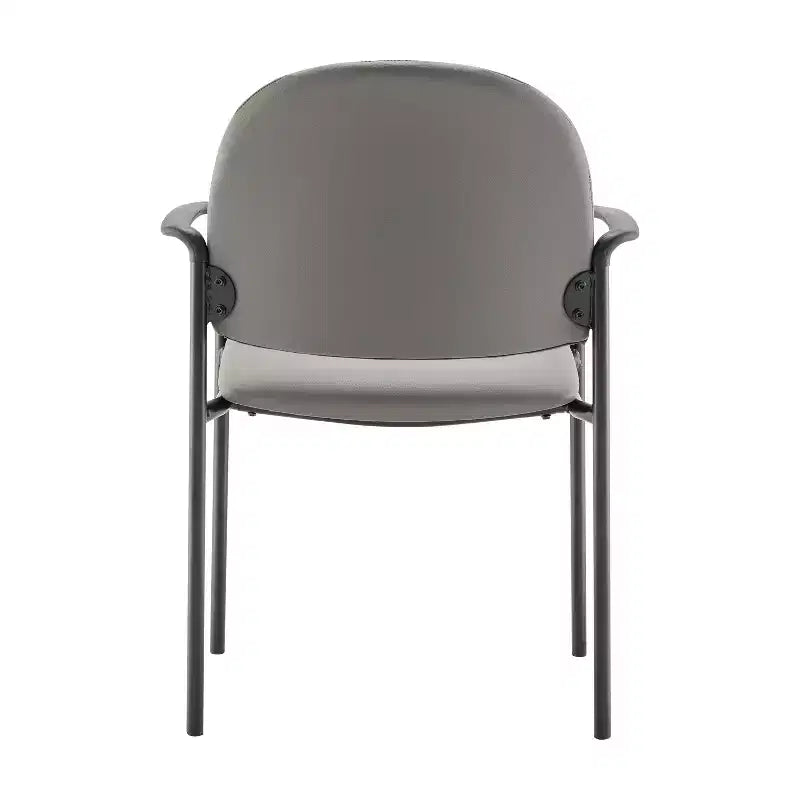 Flash Furniture Comfort Stackable Steel Side Reception Chair with Arms