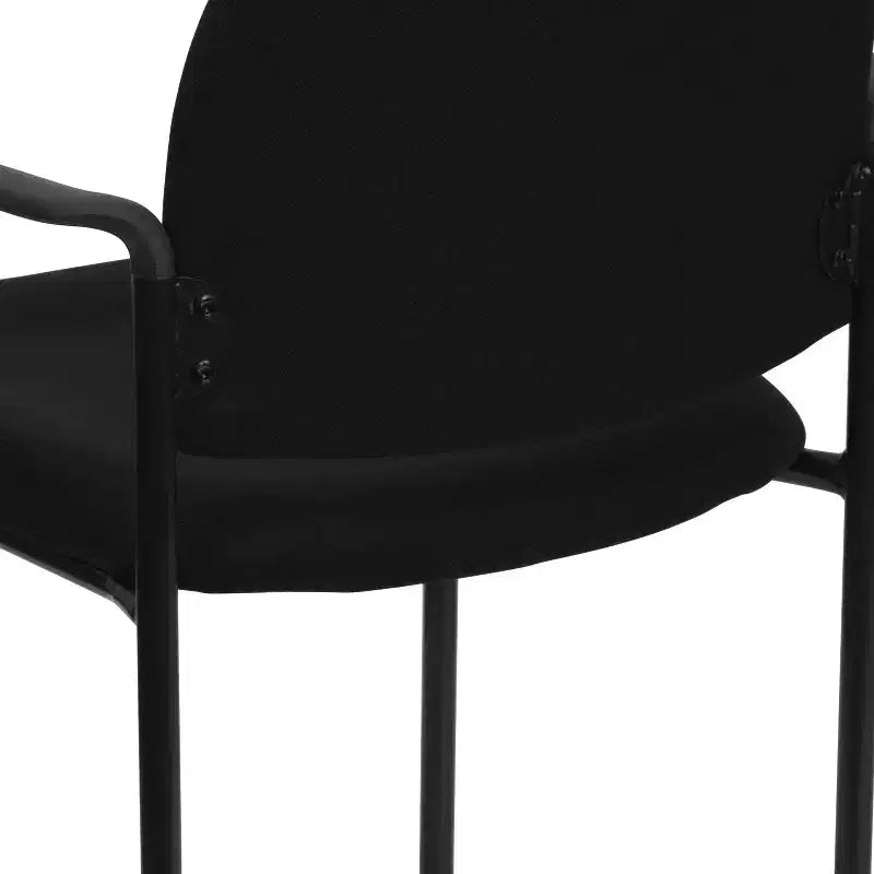 Flash Furniture Comfort Stackable Steel Side Reception Chair with Arms