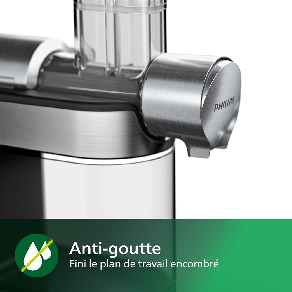 Philips Extracteur de Jus - 200W, 1L, Appli Recettes HomeID, Grande Cheminée, Nettoyage Rapide (HR1949/20) : Cuisine et Maison
