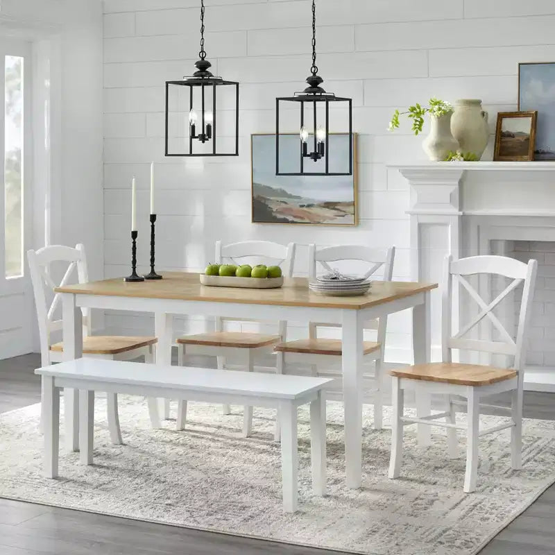 Buylateral Havana Solid Wood Rectangular Dining Table