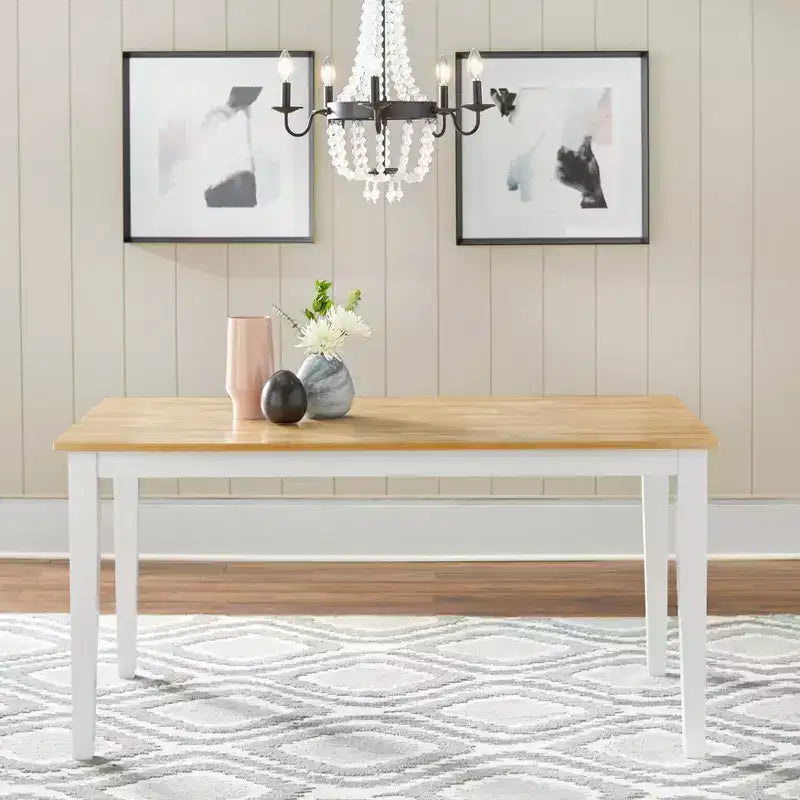 Buylateral Havana Solid Wood Rectangular Dining Table