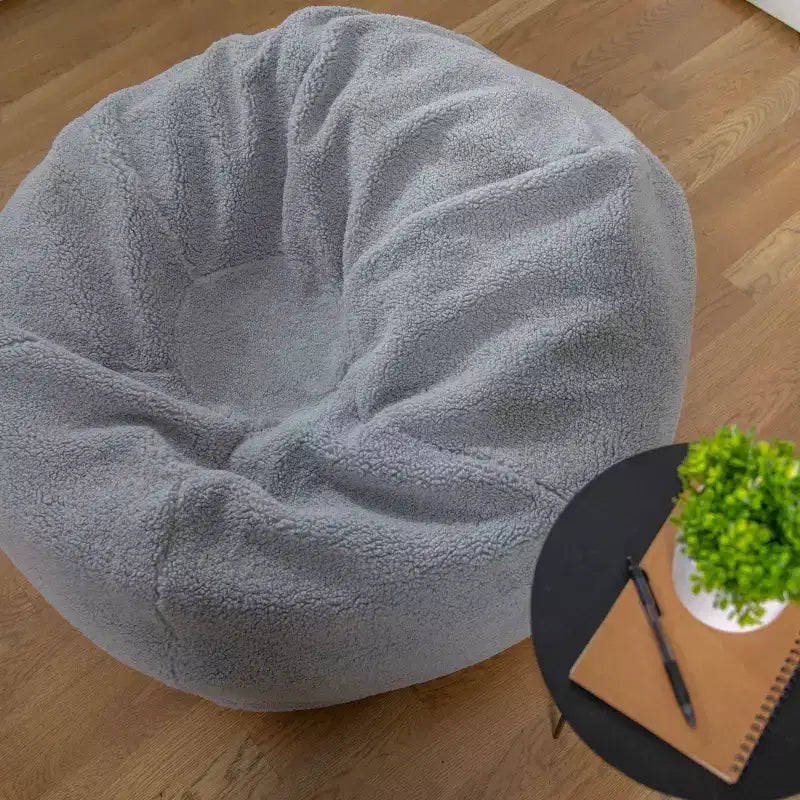 Emma and Oliver Oversized Bean Bag Chair for Kids and Adults