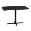 Emma and Oliver 30x42 Rectangular Laminate Table with 23.5x29.5 Table Height Base