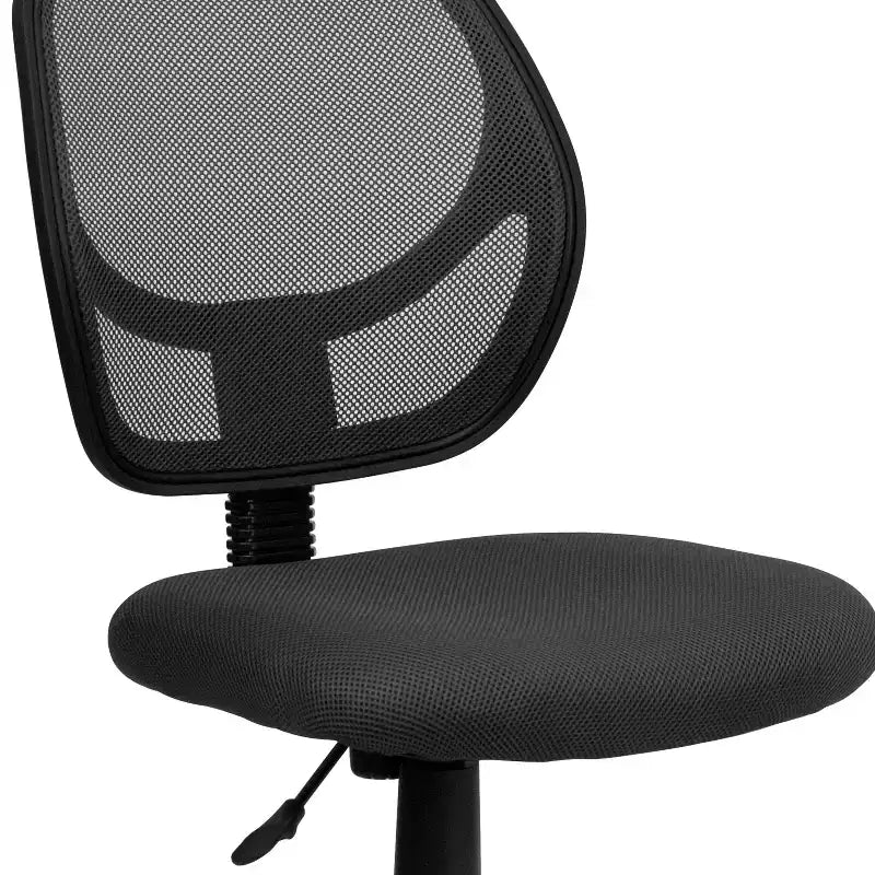 Emma and Oliver Mid-Back Mesh Swivel Task Office Chair with Curved Square Back
