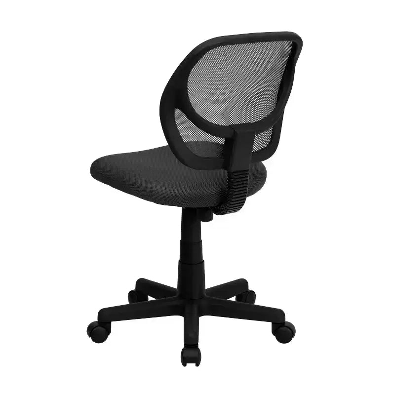 Emma and Oliver Mid-Back Mesh Swivel Task Office Chair with Curved Square Back