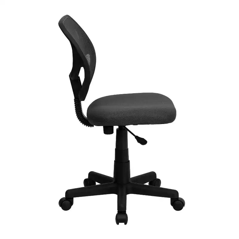 Emma and Oliver Mid-Back Mesh Swivel Task Office Chair with Curved Square Back