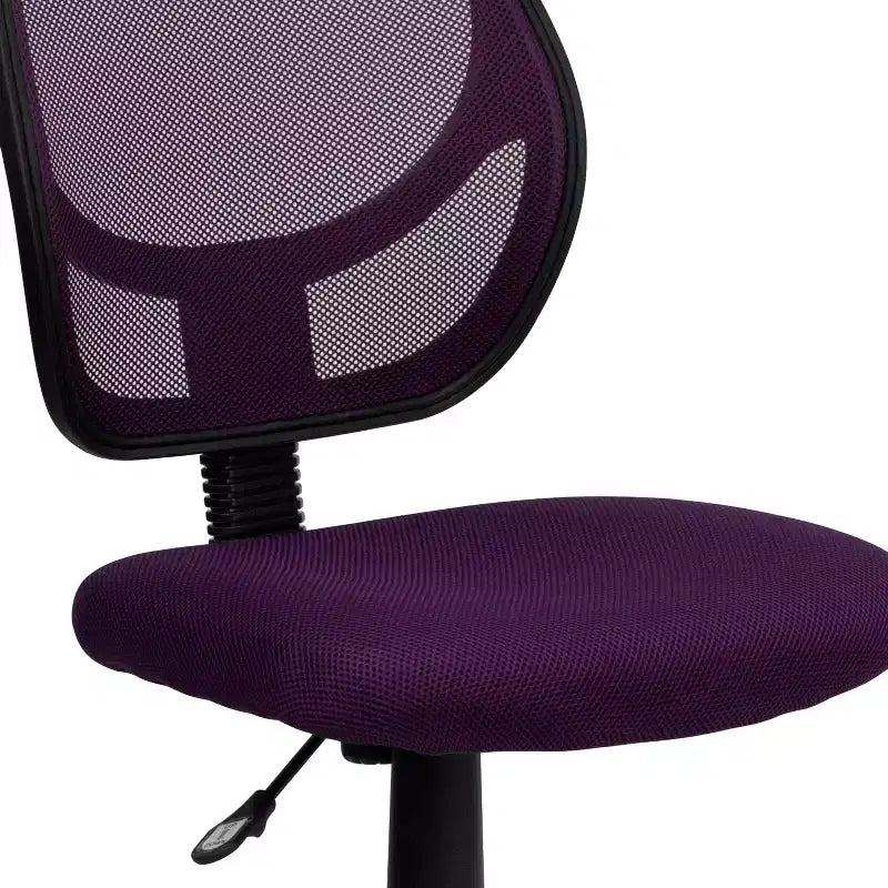 Emma and Oliver Mid-Back Mesh Swivel Task Office Chair with Curved Square Back