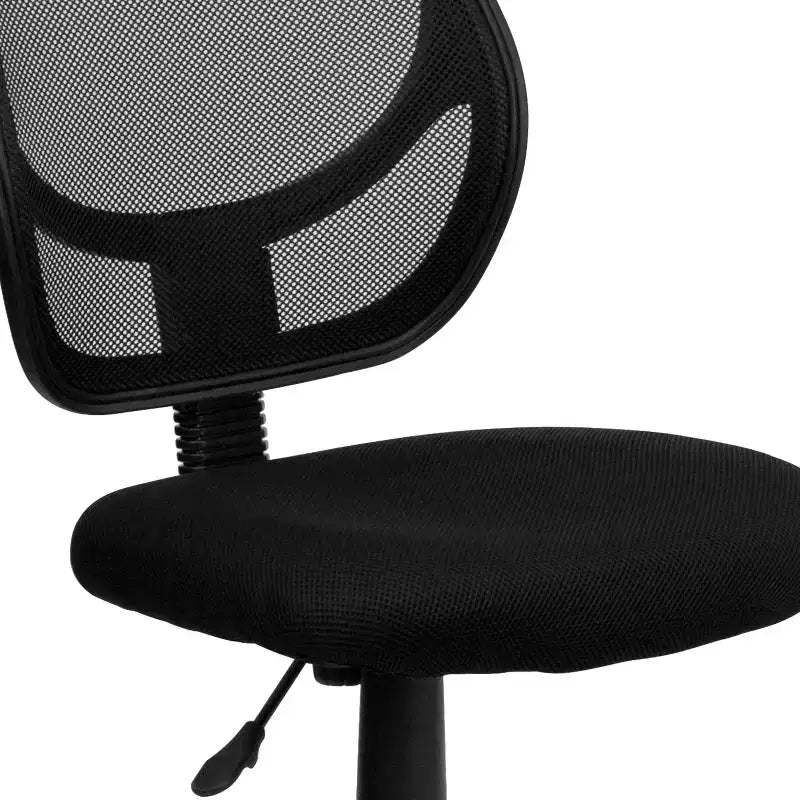 Emma and Oliver Mid-Back Mesh Swivel Task Office Chair with Curved Square Back