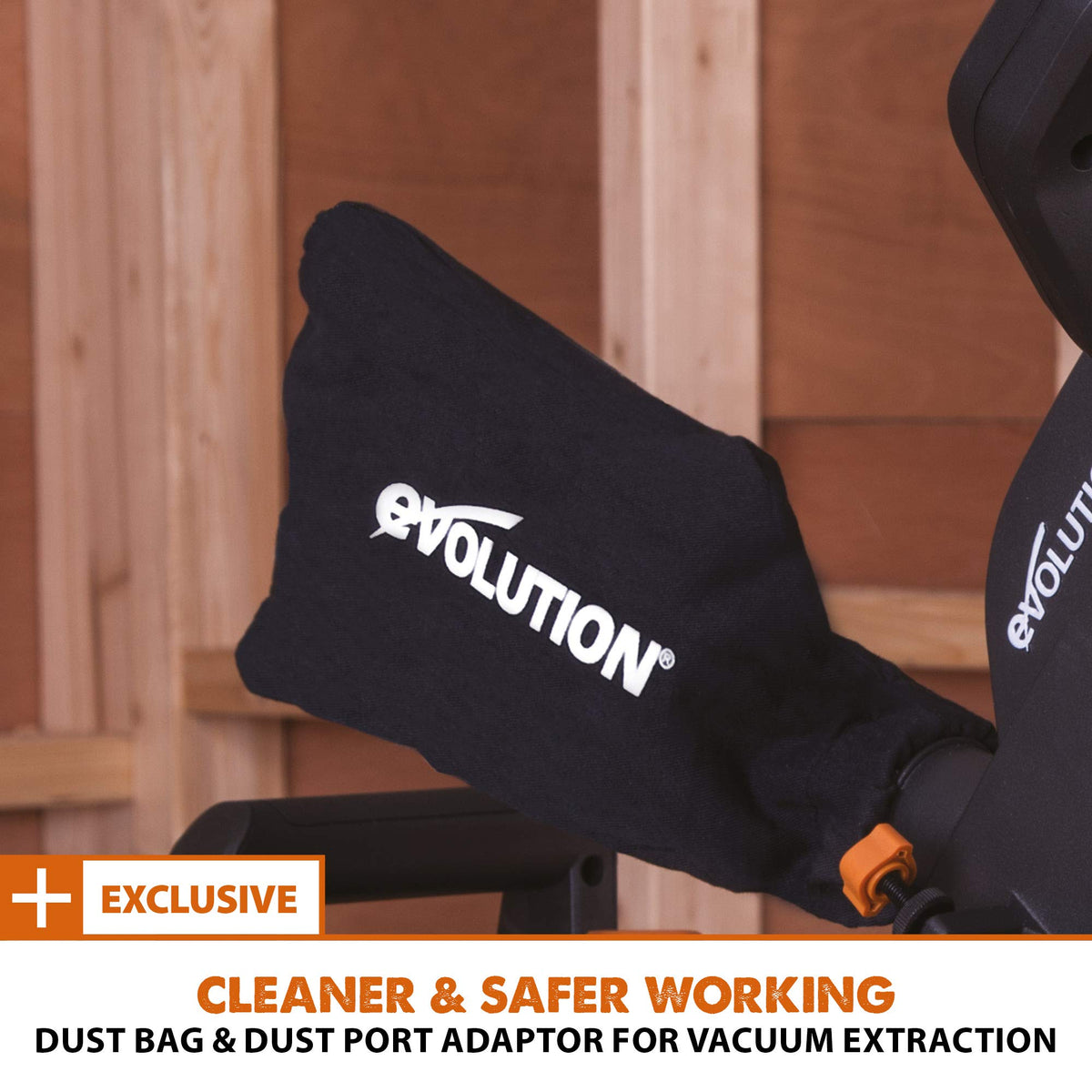 Evolution Power Tools R185SMS+ 7-1/4" Multi-Material Compound Sliding Miter Saw Plus
