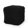 Moloney Modern Microfiber Chenille Cube Pouf - Christopher Knight Home