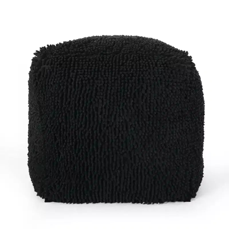 Moloney Modern Microfiber Chenille Cube Pouf - Christopher Knight Home