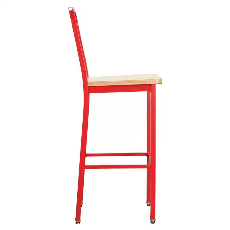 Set of 2 Frazier Metal Barstools - Linon
